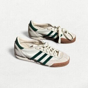 Adidas Liam Gallagher LG2 SPZL College Spezial Sneakers in Green & Cream White